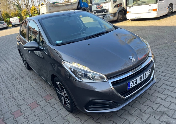 Peugeot 208 cena 32500 przebieg: 124488, rok produkcji 2018 z Goleniów małe 106